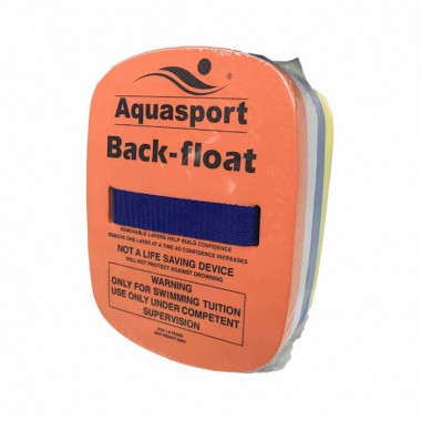 Aquasport - Back Float (Orange/White/Yellow)